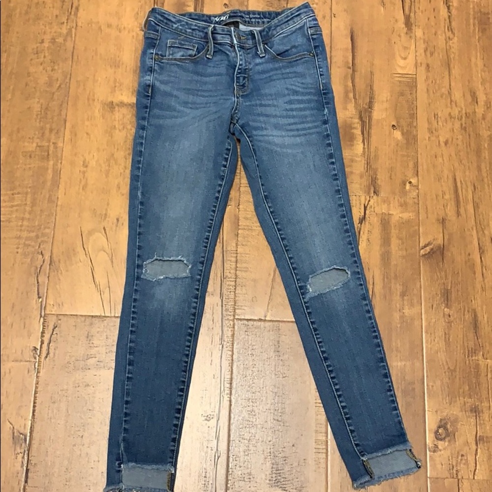 Mossimo mid rise skinny jeans size 0R - Picture 1 of 8